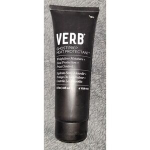 NEW-Verb Ghost Prep 4oz Heat Protectant + Frizz Control Styling Cream-